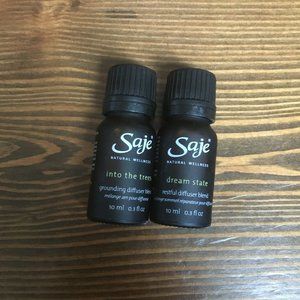 NWT Saje 2 larger (10mL) Diffuser Blend Oils